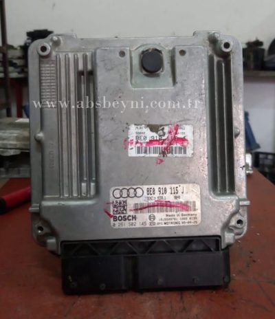 Audi A4 Motor Beyni Çıkma ECU (Bosch) 0261S02145, 0 261 S02 145, 8E0910115J, 8E0 910 115 J, MED9.1, MED91