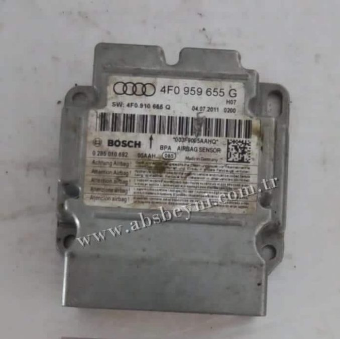 4F0959655G 0285010682 kodlu Audi A6 Airbag Beyni