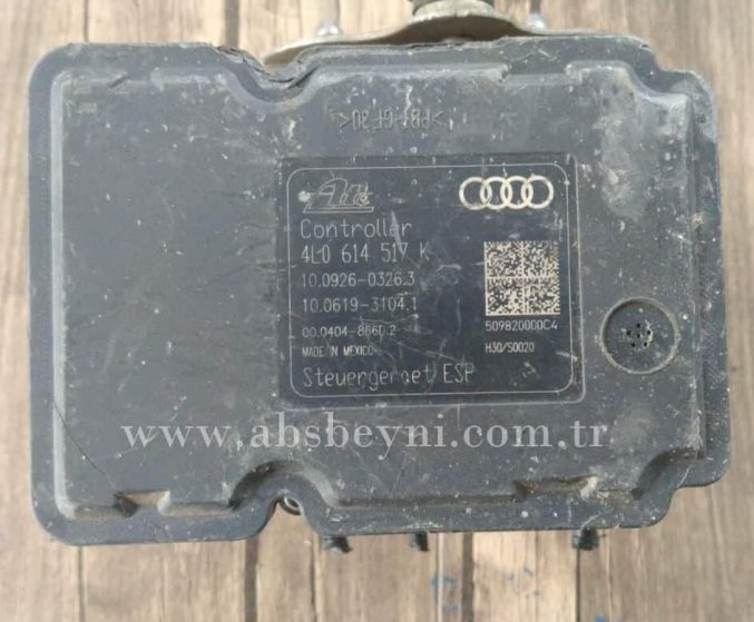 4L061417K 10.0926-0326.3 10.0619-3104.1 kodlu Audi Q7 ABS Beyni