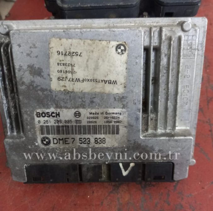 BMW E46 3.18 2.0 Motor Beyni Çıkma ECU (Bosch) 0261209005, 0 261 209 005, 0261 209 005, DME7523838, DME 7523838, DME 7 523 838, 7523838, 7 523 838, DME7 523