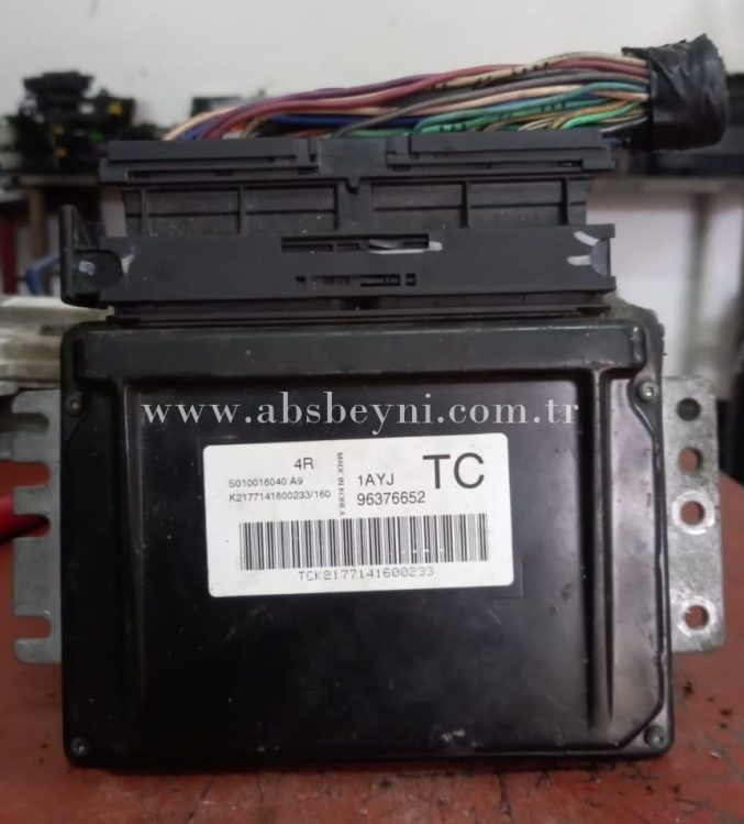 Chevrolet Kalos Motor Beyni Çıkma Ecu (Siemens) 96376652, 1AYJ96376652, 1AYJ, 1AYJ 96376652, S010016040A9, S010016040 A9