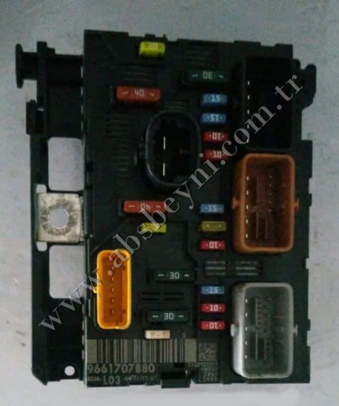 9661707880 BSM L03 kodlu Citroen C3 Sigorta Kutusu