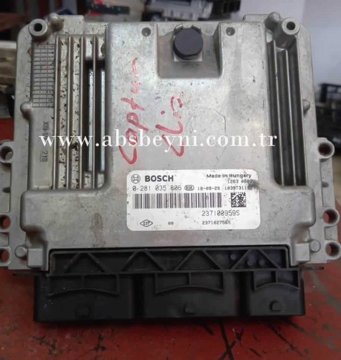 Clio 4 Captur 1.5 DCI Enjeksiyon Beyni 0281035806 237102756S 237100959S