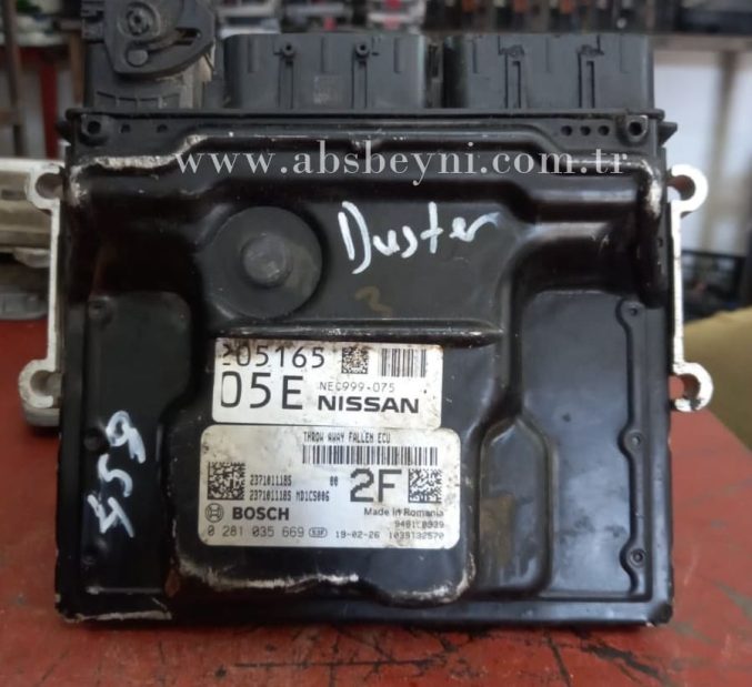 Dacia Duster Motor Beyni Çıkma ECU (Bosch) 0281035669, 0 281 035 669, 237101118S, 2371011185, MD1CS006