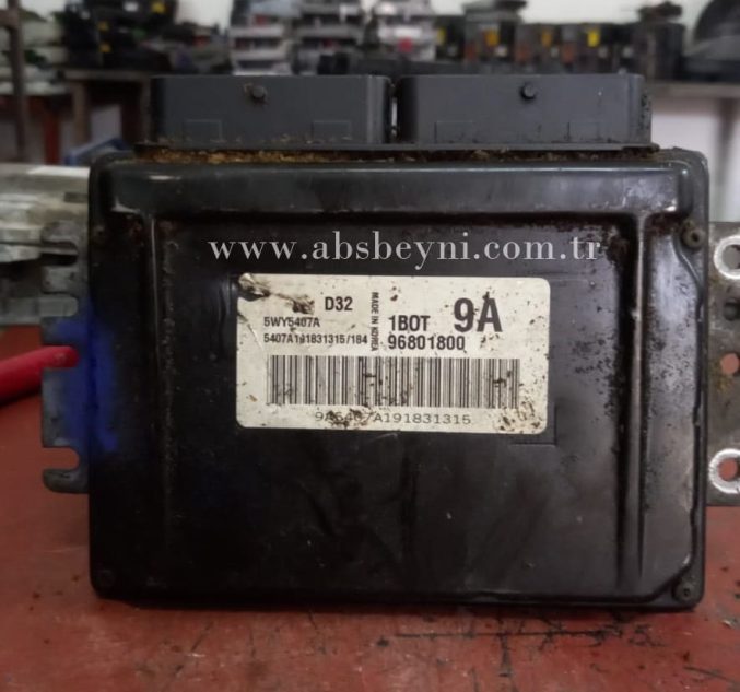 Daewoo Matiz 0.8 Motor Beyni Çıkma ECU 5WY5407A 96801800 D32 1B0T 9A