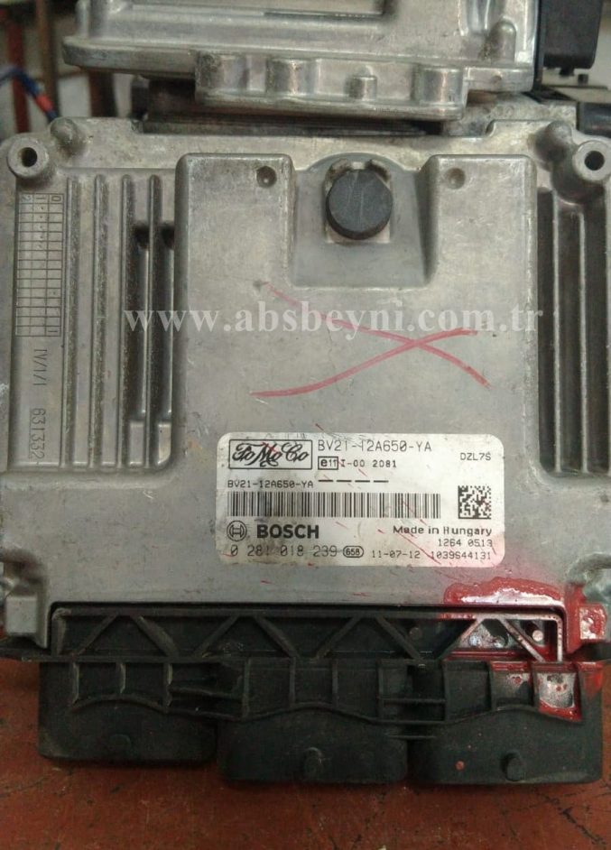 Ford Fiesta 1.4 TDCİ Motor Beyni 0281018239 BV21-12A650-YA Ford Fiesta 1.4 TDCİ Motor Beyni 0281018239 BV21-12A650-YA