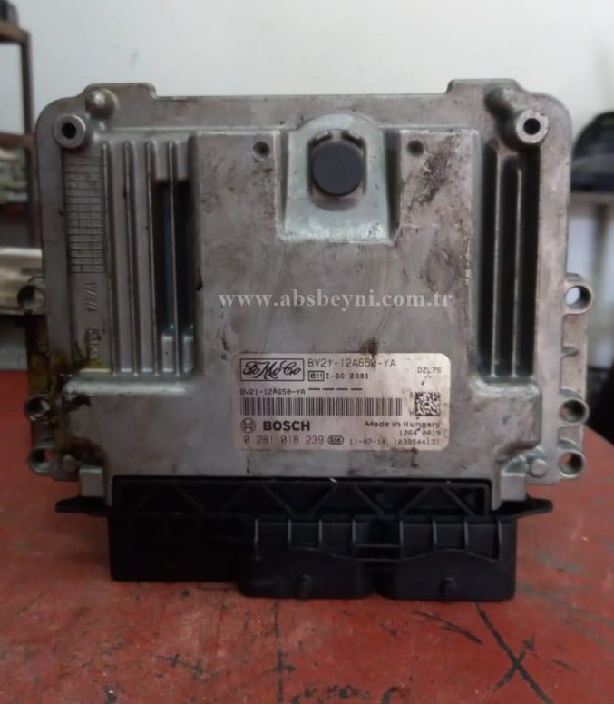 Ford Fiesta 1.4 TDCI Motor Beyni Çıkma ECU (Bosch, Fomoco) 0281018239, 0 281 018 239, 0281 018 239, BV21-12A650-YA, BV2112A650YA, 1039S44131, DZL7S