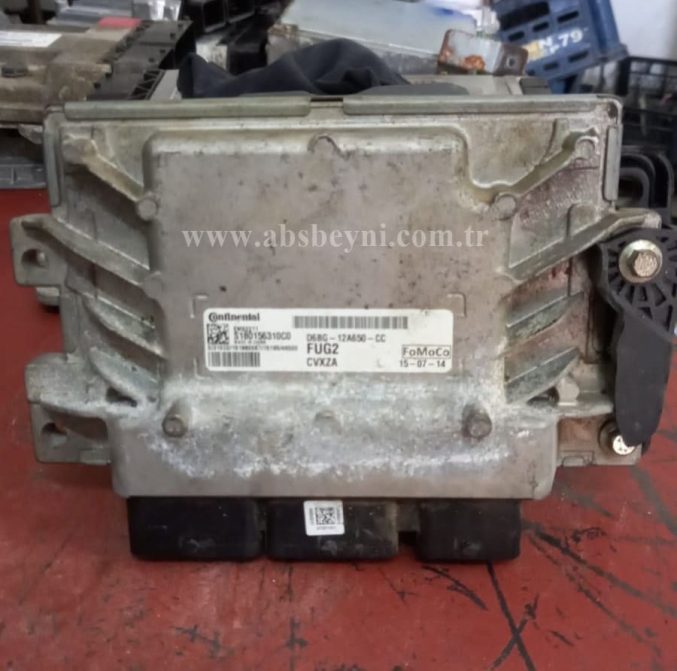Ford Fiesta 1.6 TDCI Motor Beyni Çıkma ECU (Continental) S180156310C0, D6BG-12A650-CC, D6BG12A650CC, EMS2211