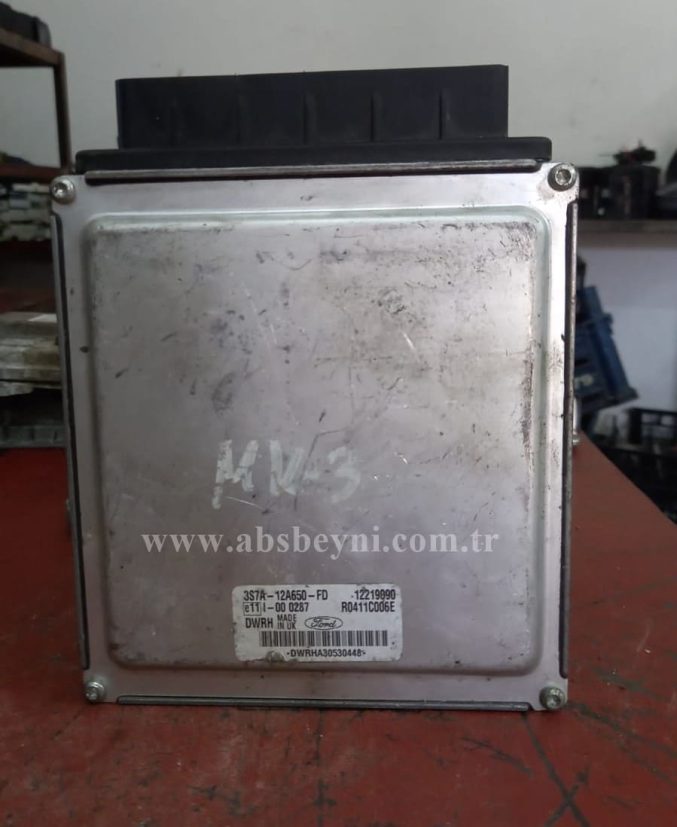 Ford Mondeo MK3 2.0 TDCI Motor Beyni Çıkma ECU (Delphi) 3S7A-12A650-FD, 12219090, R0411C006E, DWRH, 3S7A12A650FD