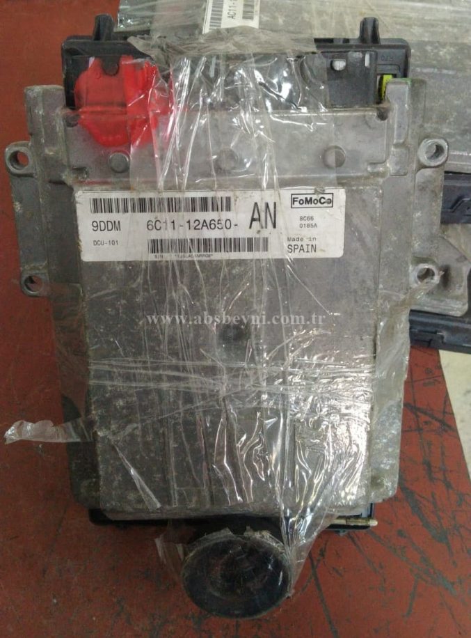 Ford Transit 2.2 Motor Beyni Çıkma ECU (Fomoco) 6C11-12650-AN, 6C1112650AN, 9DDM, DCU-101, DCU101