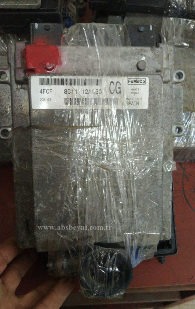 Ford Transit Motor Beyni Çıkma ECU (Fomoco) 8C11-12A650-CG, 8C1112A650CG, 4FCF, DCU-101, DCU101, 8C11-12A650, 8C1112A650