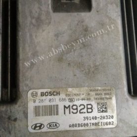 Hyundai Accent Blue Motor Beyni 0281031686 39140-2A320 Hyundai Accent Blue Motor Beyni