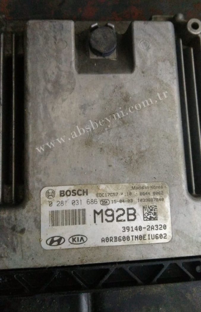 Hyundai Accent Blue Motor Beyni 0281031686 39140-2A320 0281031686 39140-2A320 kodlu Hyundai Accent Blue Motor Beyni
