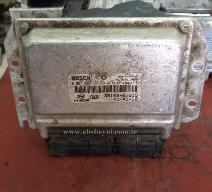 Hyundai Trajet 2.0 CRDi Kia Motor Beyni Çıkma ECU (Bosch) 0281012662, 0 281 012 662, 39103-27915, 3910327915, EDC15C7