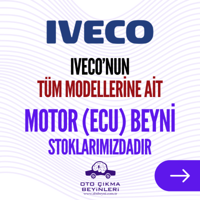 Iveconun Tüm Modellerine Ait Motor Beyni Stoklarımızdadır