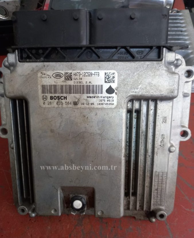 Jaguar Land Rover Range Rover 2.0 D Motor Beyni Çıkma Ecu (Bosch) 0281033584, 0 281 033 584, HX73-12C520-FFB, HX7312C520FFB, DZL70, 1039T05350 Jaguar Land Rover Range Rover 2.0 D Motor Beyni Çıkma Ecu (Bosch) 0281033584, 0 281 033 584, HX73-12C520-FFB, HX7312C520FFB, DZL70, 1039T05350
