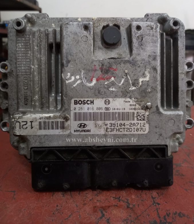 Kia Hyundai 1.6 D Motor Beyni Çıkma ECU (Bosch) 0281016006, 0281 016 006, 0 281 016 006, 39104-2A712, 391042A712, 1039S42320