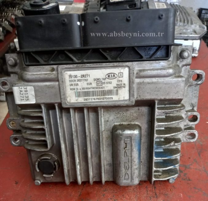 Kia Rio Bongo Motor Beyni Çıkma ECU (Delphi) 39130-2A271, 391302A271, DCM3.7AP, DDCR 28377767, DDCR28377767, 28377767