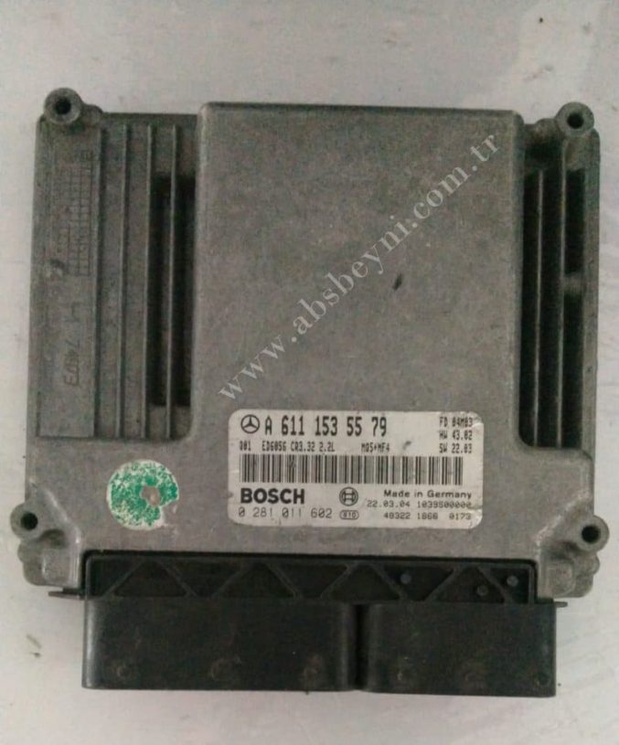 6111535579 0281011602 kodlu Mercedes Vito W639 Motor Beyni