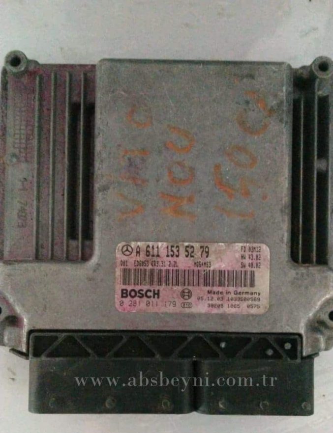 A6111535279 0281011179 kodlu Mercedes Vito W639 Motor Beyni