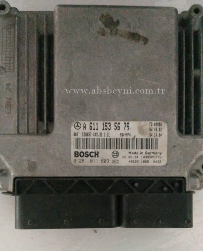 6111535679 A6111535679 0281011603 kodlu Mercedes Vito W639 Viano Motor Beyni