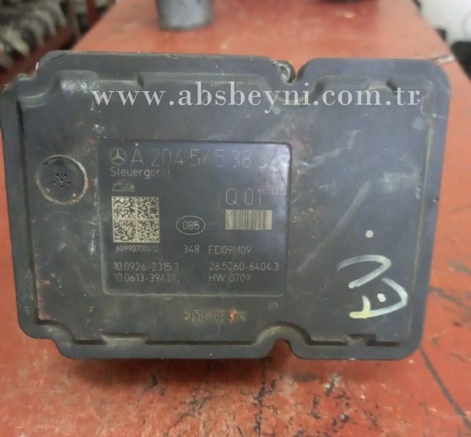 Mercedes W204 ABS Beyni Çıkma (ATE) A2045453832 10.0926-2315.3 28.5260-6404.3 10.0613-3941.1