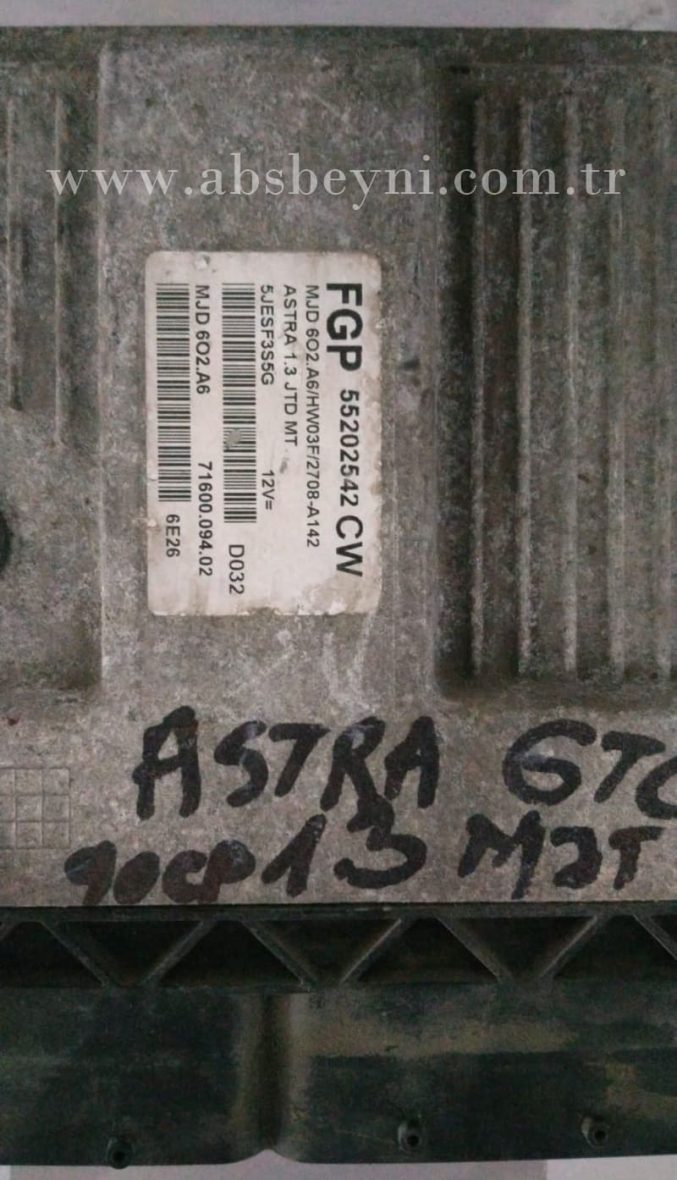 Opel Astra 1.3 CDTİ Motor Beyni CW 55202542 (1) Opel Astra 1.3 CDTİ Motor Beyni CW 55202542