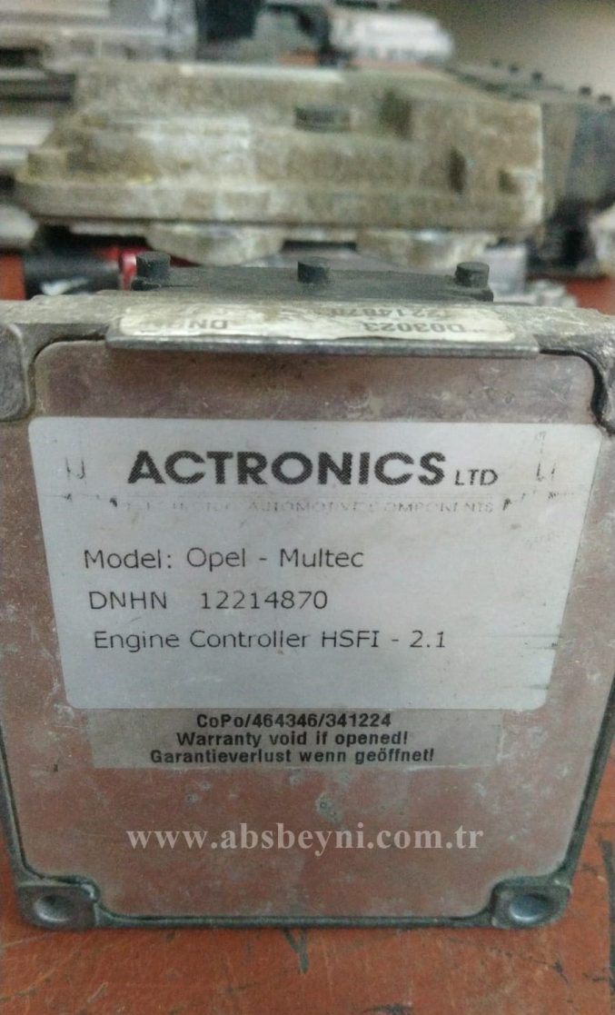 Opel Motor Beyni Çıkma ECU (Delphi Delco) 8973583775 12214870 HSFI-2.1, HSFI2.1, HSFI 2.1 Opel Motor Beyni Çıkma ECU (Delphi Delco) 8973583775 12214870 HSFI-2.1, HSFI2.1, HSFI 2.1