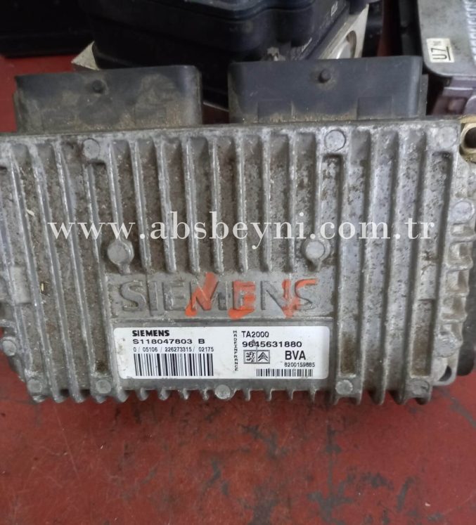 Peugeot 406 2.0 Otomatik Şanzıman Beyni S118047803 B, 8200159885, 9645631880, TA2000, S118047803B, S118047803