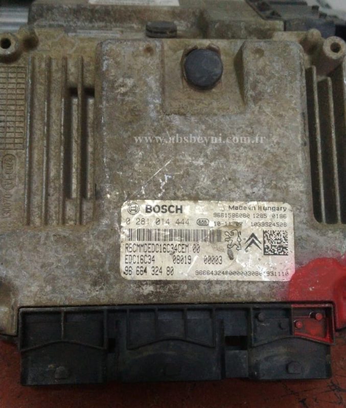 Peugeot Bipper Nemo Fiorino Motor Beyni 0281014444 9666432480 Edc16c34 Peugeot Bipper Nemo Fiorino Motor Beyni 0281014444 9666432480 Edc16c34
