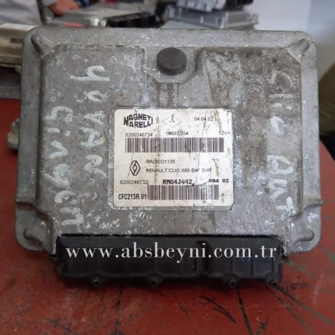 Renault Clio 1.2 Otomatik Şanzıman Beyni 8200246732 82002467348200246732, 8200246734, X65 D4F BVR, CFC213R.01, CFC213R01, RADCO1135,16607.054