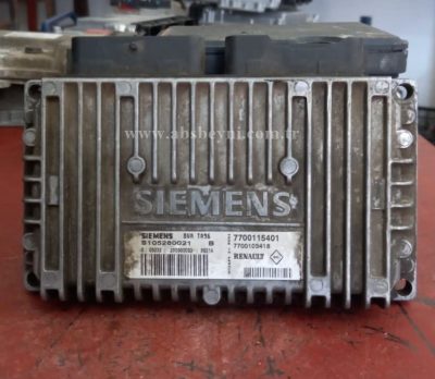 Renault Clio 1.4 Motor Beyni Çıkma ECU (Siemens) S105280021B, S105280021 B, S105280021, 7700115401, 7700103418, BVATA96, BVA TA96