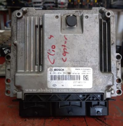 Renault Clio 1.5 DCI Motor Beyni Çıkma ECU (Bosch) 0281034291, 0 281 034 291, 237106319R, 237100825S, 1039T18777