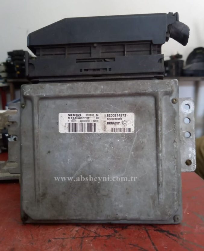 Renault Clio 2 1.4 Motor Beyni S118301113B 8200080285 8200214973 SIRIUS34 Renault Clio 2 1.4 Motor Beyni S118301113B 8200080285 8200214973 SIRIUS34
