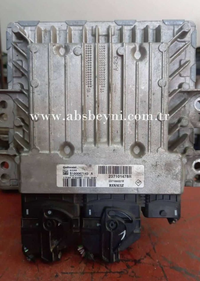 Renault Fluence Megane 3 DCI Enjeksiyon Beyni S180067143A 237101478R 237100037R