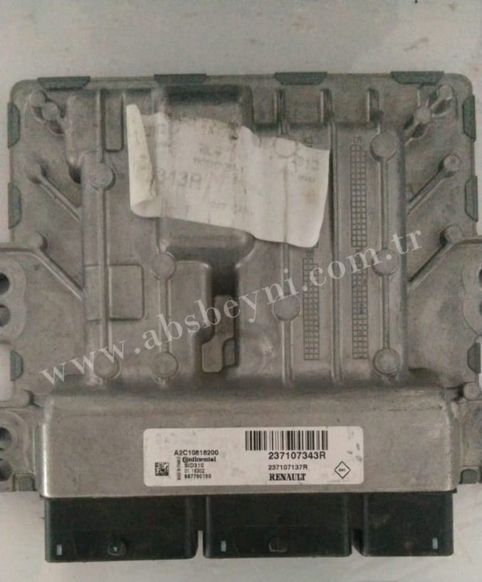 237107137R A2C10818200 237107343R kodlu Renault Megane 4 Motor Beyni