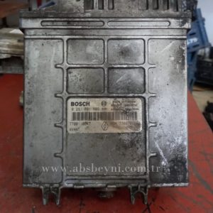 Renault Megane Scenic 1.9 Motor Beyni Çıkma ECU (Bosch) 0281001809, 0 281 001 809, HOM7700105953, HOM 7700105953, 7700105953, 7700110647