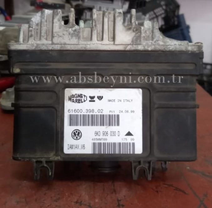 Seat Ibiza Motor Beyni Çıkma ECU (Magneti Marelli) 6K0906030D, 6K0 906 030 D, 6160039802, 61600.398.02, IAW1AV.V6, IAW1AVV6, 1AW1AV.V6, 1AW1AVV6