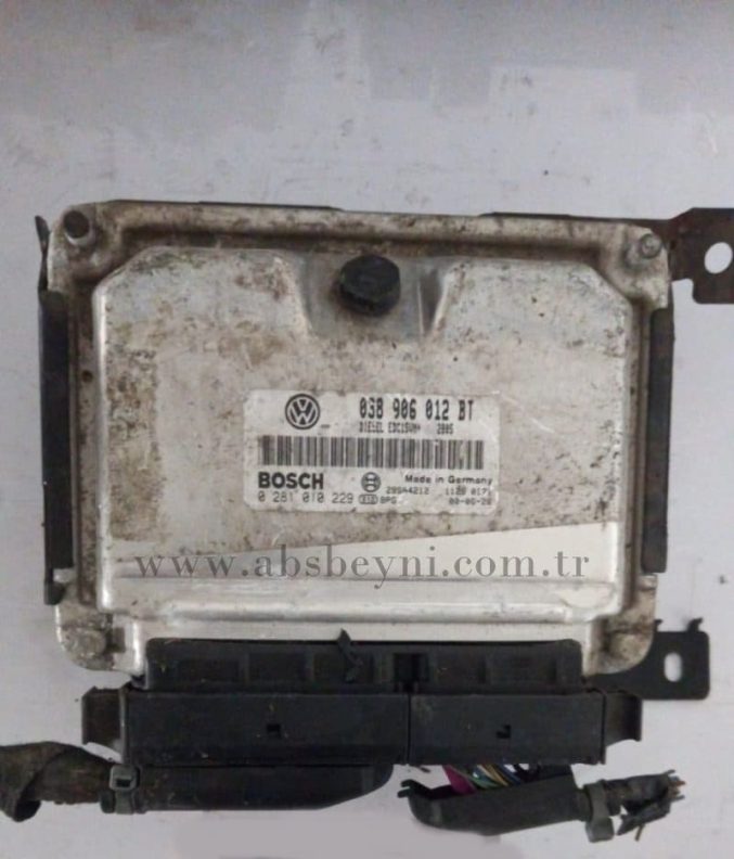 038906012BT 0281010229 kodlu Seat Leon Motor Beyni