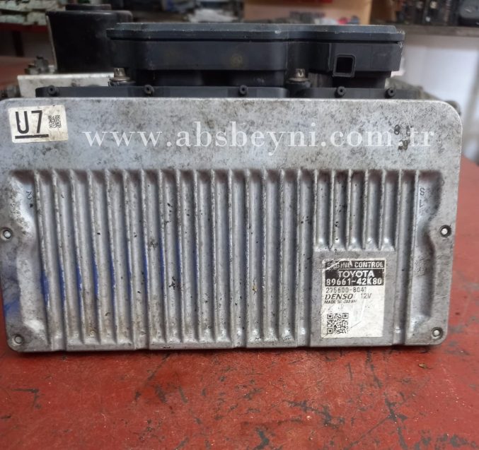 Toyota Rav4 Motor Beyni Çıkma ECU (Denso) RAV 4 89661-42K80, 8966142K80, 275600-8041, 2756008041