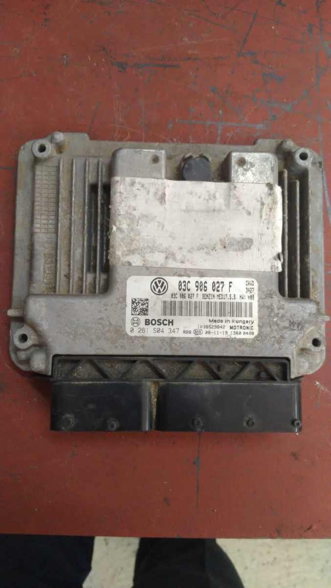 VW Golf Scirocco 1.4 TSI Çıkma Motor Beyni 03C906027F 0261S04347 BENZIN MED17.5.5