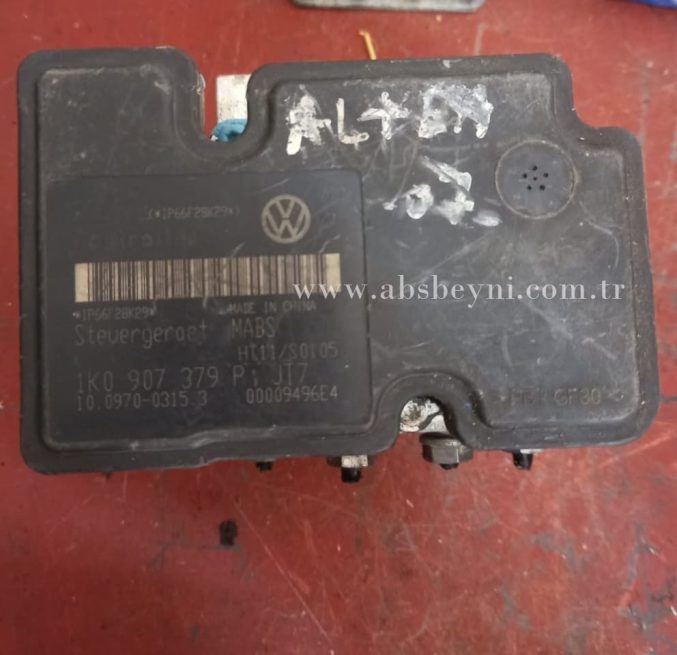 Volkswagen Caddy ABS Beyni Çıkma (ATE) 1K0907379P, 1K0 907 379 P, 1K0614117H, 1K0 614 117 H, 10.0970-0315.3, 100970-03153, 10097003153, 10.0207-0054.4, 100207-00544
