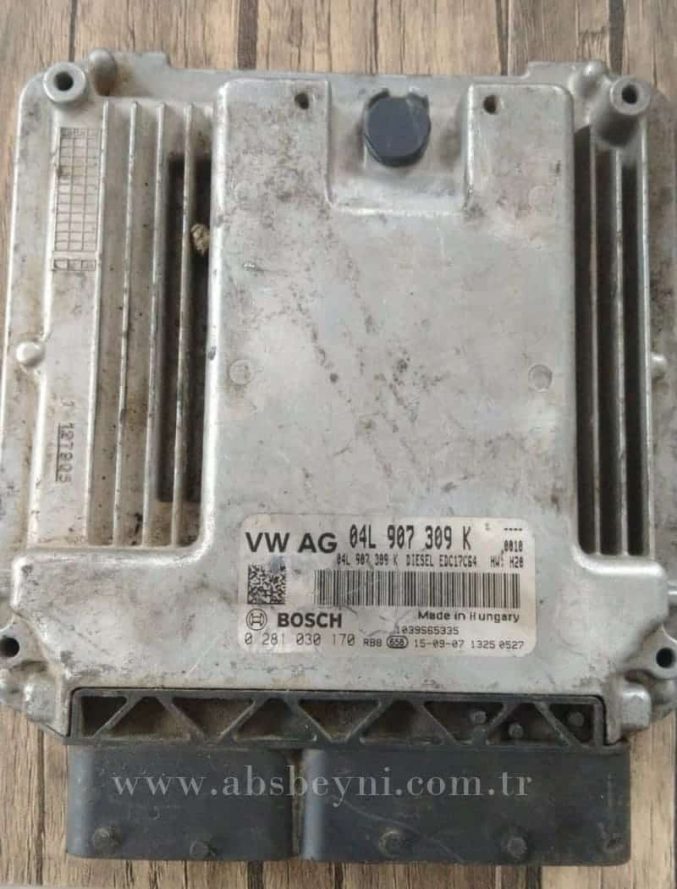 04L907309K 0281030170 kodlu Volkswagen Caddy Motor Beyni