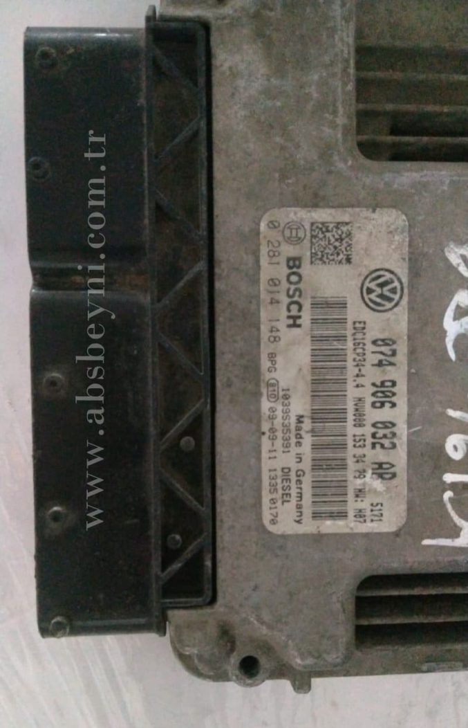 Volkswagen Crafter Motor Beyni 074906032AP 0281014148 (1) Volkswagen Crafter Motor Beyni 074906032AP 0281014148