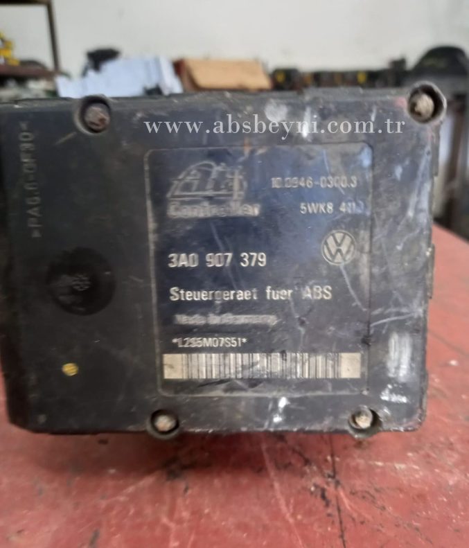 Volkswagen Golf 3 ABS Beyni Çıkma (ATE) 3A0907379, 3A0 907 379, 10.0946-0300.3, 100946-03003, 10094603003, 10.0204-0048.4, 100204-00484, 10020400484, 5WK8411, 5WK8 4