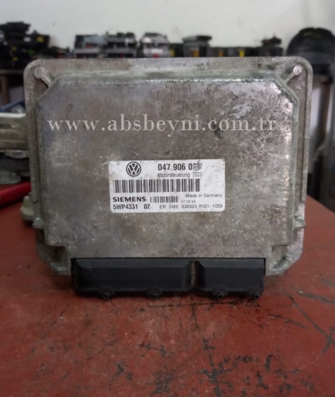 Volkswagen Lupo 1.0 Motor Beyni Çıkma ECU (Siemens) 047906027, 047 906 027, 5WP433102, 5WP4331 02, 5WP4331