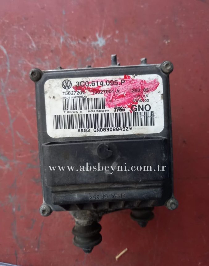Volkswagen Passat B6 ABS Beyni Çıkma (TRW) 3C0.614.095.P, 3C0614095P, 3C0 614 095 P, 16027201, 16027001-A, 16027001A