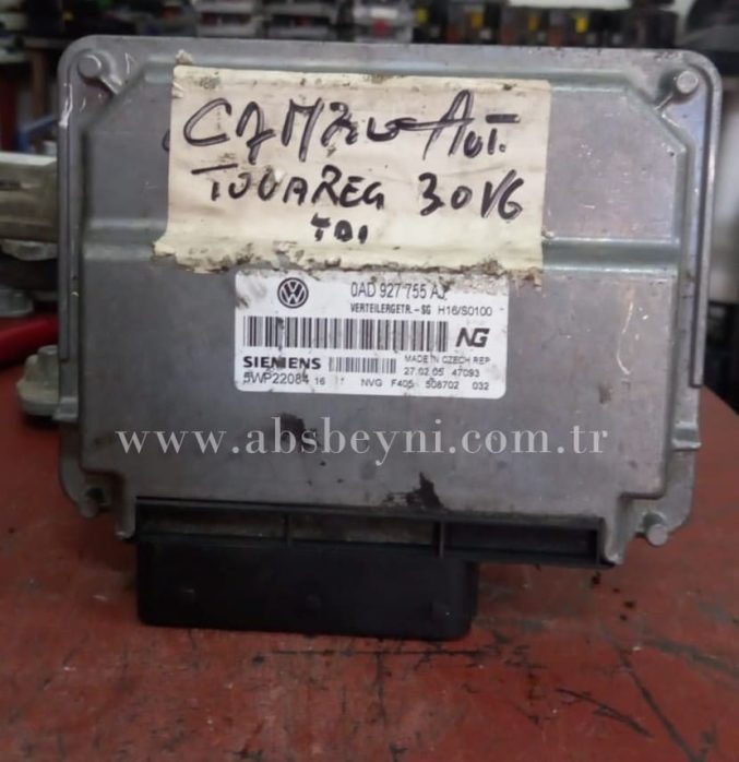 Volkswagen Touareg 3.0 V6 Motor Beyni Çıkma ECU (Siemenes) 0AD927755AJ, 0AD 927 755 AJ, 5WP2208416, 5WP22084 16, 5WP22084 Volkswagen Touareg 3.0 V6 Motor Beyni Çıkma ECU (Siemenes) 0AD927755AJ, 0AD 927 755 AJ, 5WP2208416, 5WP22084 16, 5WP22084