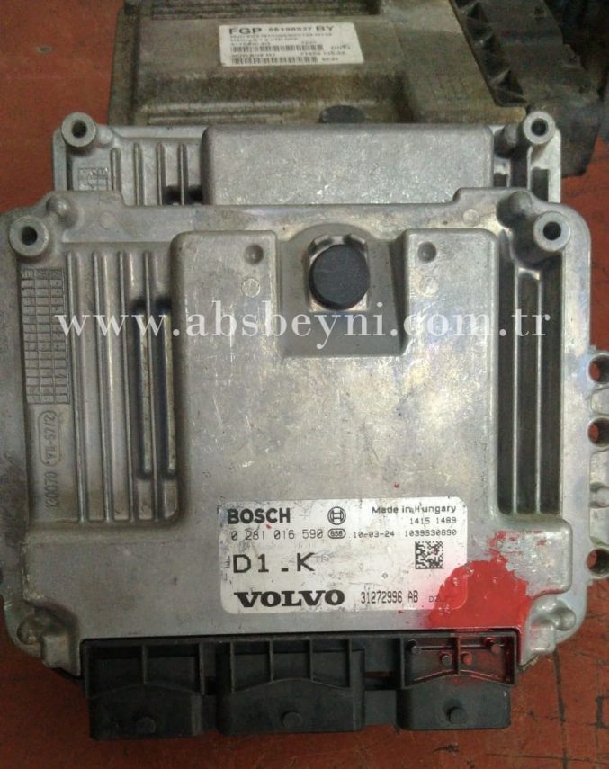 Volvo V50 1.6D Motor Beyni Çıkma Ecu (Bosch) 0281016590, 0 281 016 590, 31272996AB, 31272996 AB, 1039S30890, DZL7C